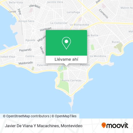Mapa de Javier De Viana Y Macachines