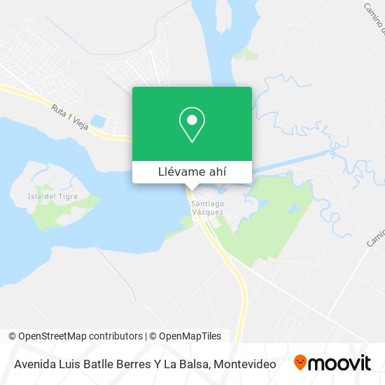 Mapa de Avenida Luis Batlle Berres Y La Balsa
