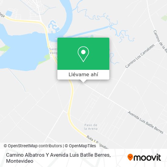 Mapa de Camino Albatros Y Avenida Luis Batlle Berres