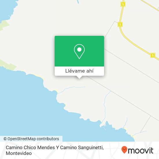 Mapa de Camino Chico Mendes Y Camino Sanguinetti