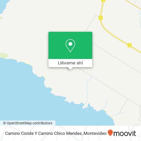 Mapa de Camino Conde Y Camino Chico Mendes
