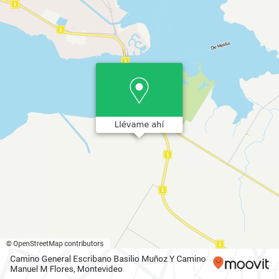 Mapa de Camino General Escribano Basilio Muñoz Y Camino Manuel M Flores