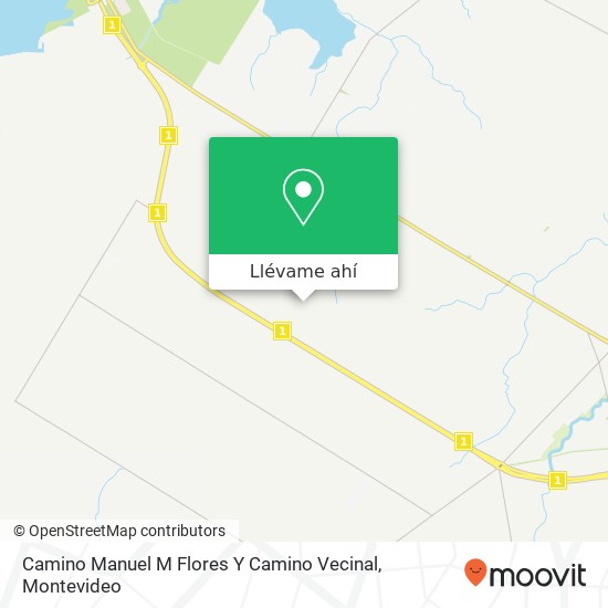 Mapa de Camino Manuel M Flores Y Camino Vecinal
