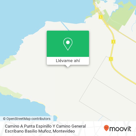 Mapa de Camino A Punta Espinillo Y Camino General Escribano Basilio Muñoz