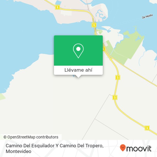 Mapa de Camino Del Esquilador Y Camino Del Tropero