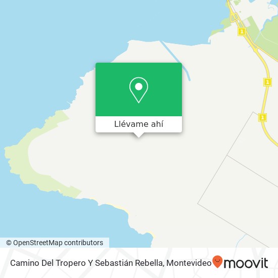 Mapa de Camino Del Tropero Y Sebastián Rebella