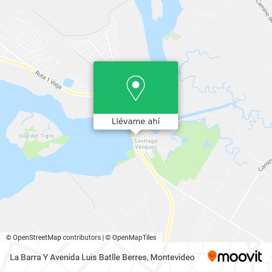 Mapa de La Barra Y Avenida Luis Batlle Berres