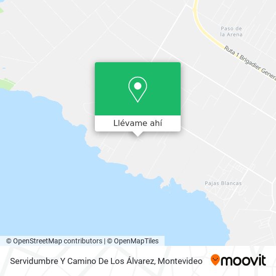 Mapa de Servidumbre Y Camino De Los Álvarez