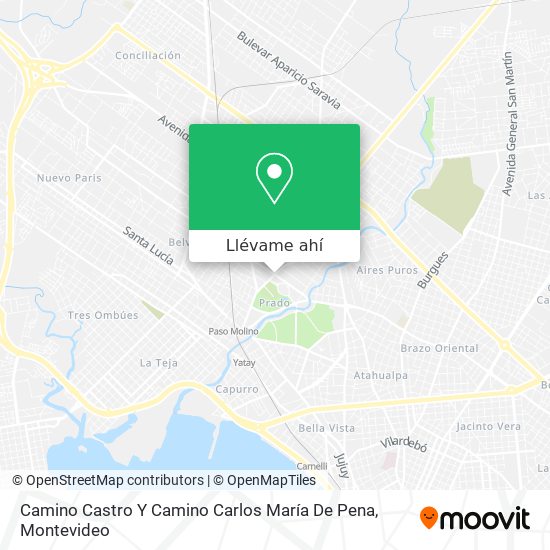 Mapa de Camino Castro Y Camino Carlos María De Pena