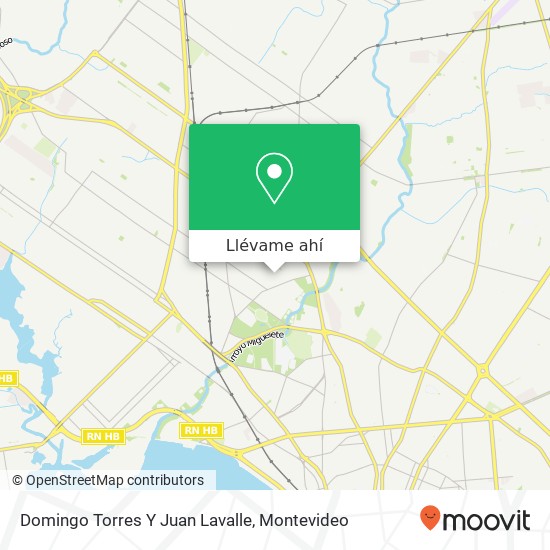 Mapa de Domingo Torres Y Juan Lavalle