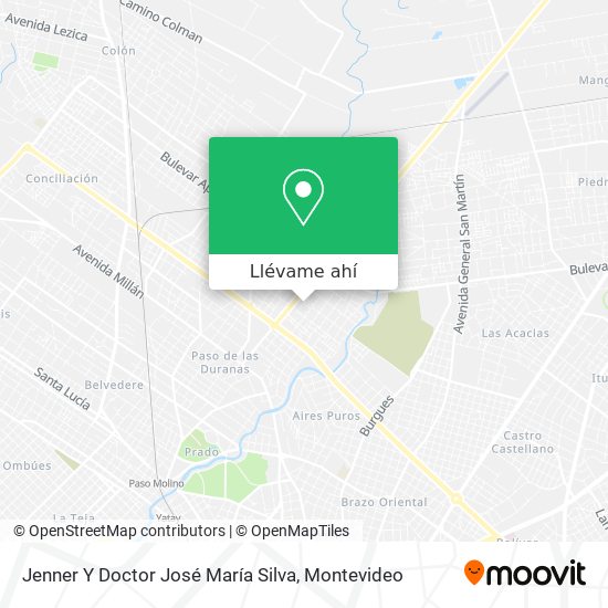 Mapa de Jenner Y Doctor José María Silva