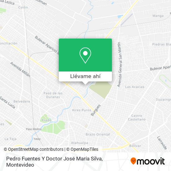 Mapa de Pedro Fuentes Y Doctor José María Silva