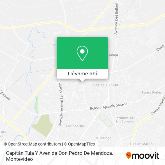 Mapa de Capitán Tula Y Avenida Don Pedro De Mendoza