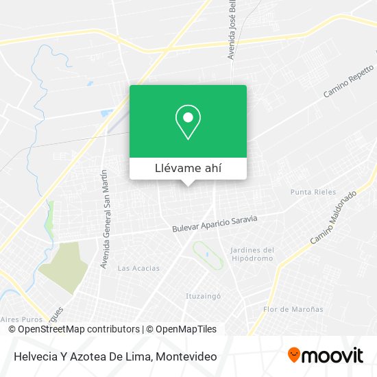 Mapa de Helvecia Y Azotea De Lima