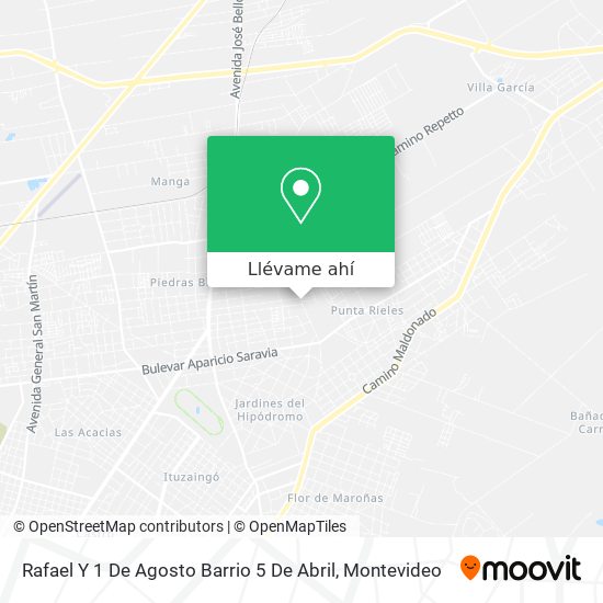 Mapa de Rafael Y 1 De Agosto Barrio 5 De Abril
