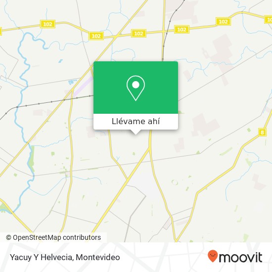 Mapa de Yacuy Y Helvecia