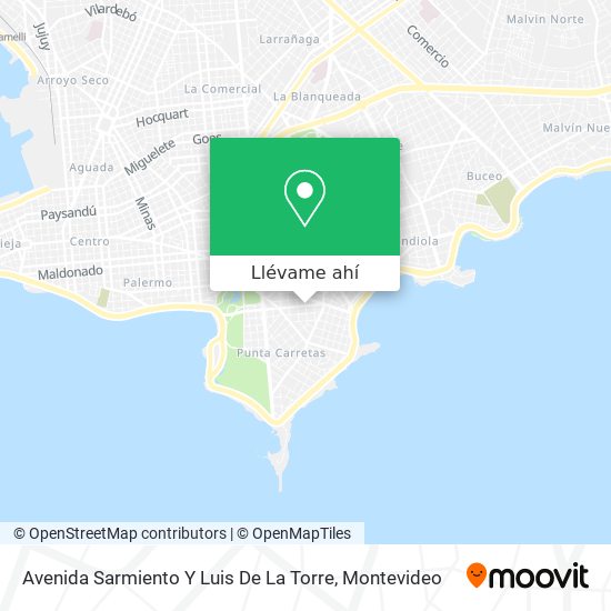 Mapa de Avenida Sarmiento Y Luis De La Torre