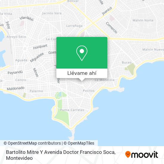 Mapa de Bartolito Mitre Y Avenida Doctor Francisco Soca