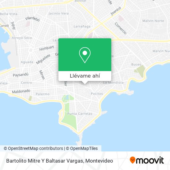 Mapa de Bartolito Mitre Y Baltasar Vargas