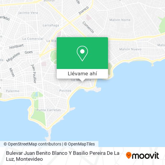 Mapa de Bulevar Juan Benito Blanco Y Basilio Pereira De La Luz
