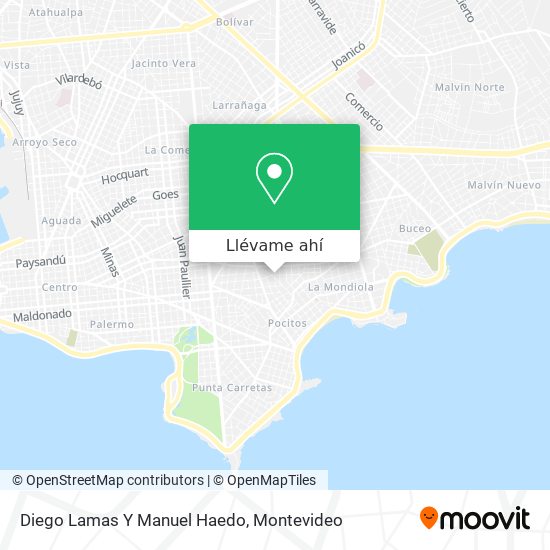 Mapa de Diego Lamas Y Manuel Haedo