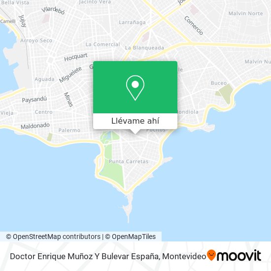 Mapa de Doctor Enrique Muñoz Y Bulevar España