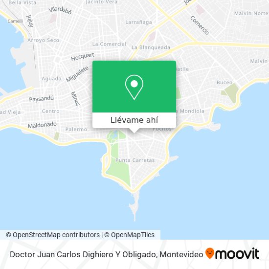 Mapa de Doctor Juan Carlos Dighiero Y Obligado