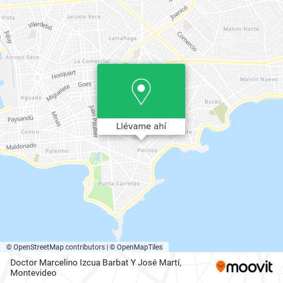 Mapa de Doctor Marcelino Izcua Barbat Y José Martí