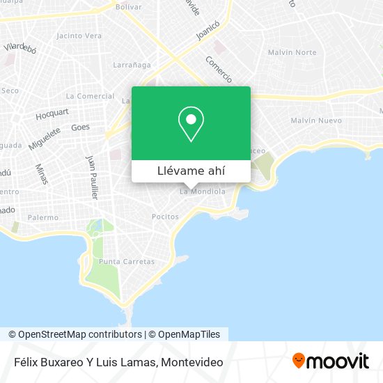 Mapa de Félix Buxareo Y Luis Lamas