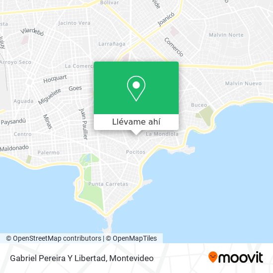 Mapa de Gabriel Pereira Y Libertad