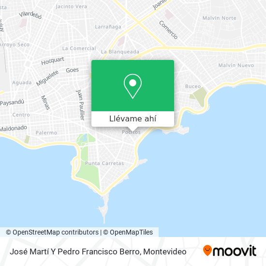 Mapa de José Martí Y Pedro Francisco Berro