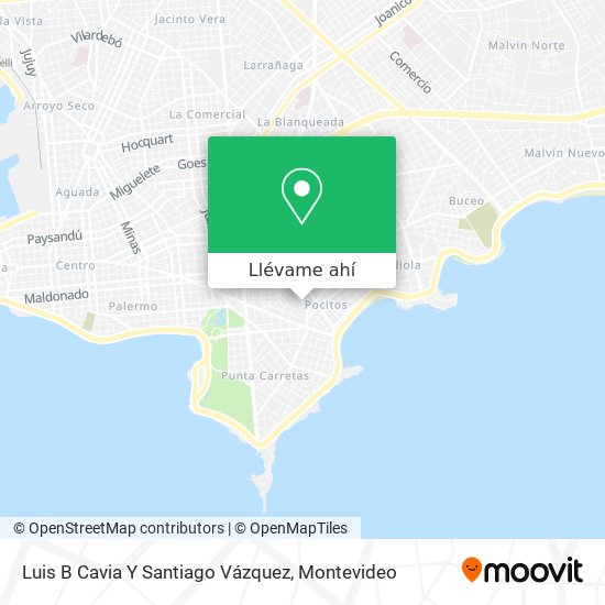 Mapa de Luis B Cavia Y Santiago Vázquez
