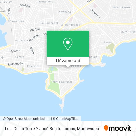 Mapa de Luis De La Torre Y José Benito Lamas