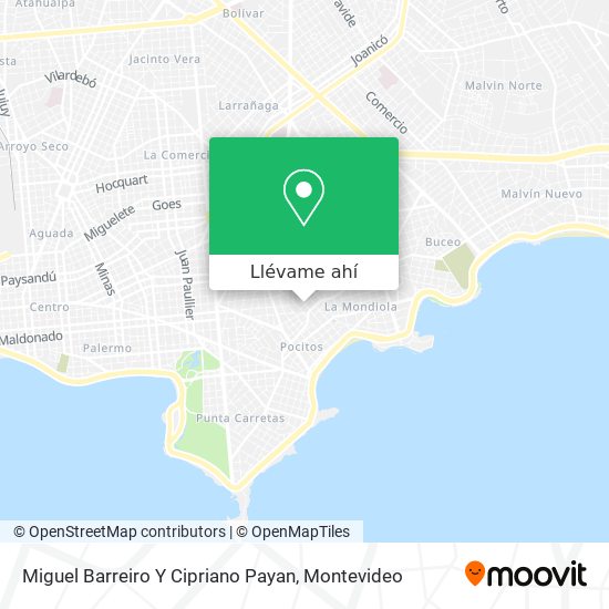 Mapa de Miguel Barreiro Y Cipriano Payan