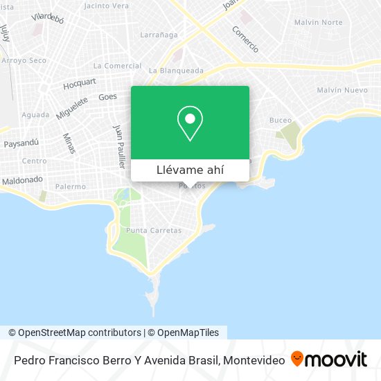 Mapa de Pedro Francisco Berro Y Avenida Brasil