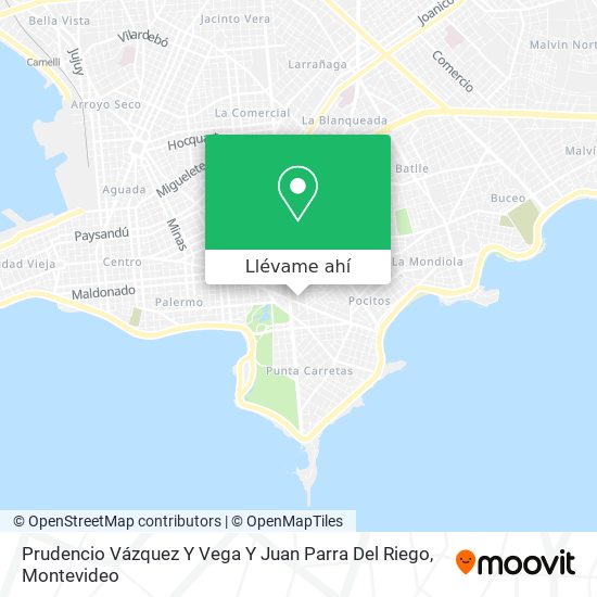 Mapa de Prudencio Vázquez Y Vega Y Juan Parra Del Riego