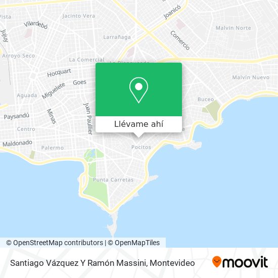 Mapa de Santiago Vázquez Y Ramón Massini