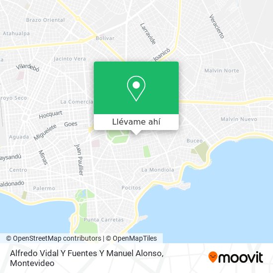 Mapa de Alfredo Vidal Y Fuentes Y Manuel Alonso