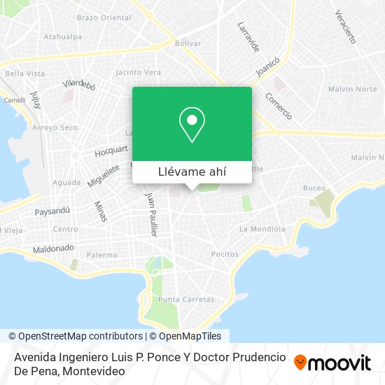 Mapa de Avenida Ingeniero Luis P. Ponce Y Doctor Prudencio De Pena