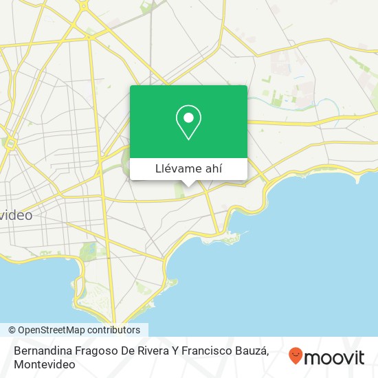 Mapa de Bernandina Fragoso De Rivera Y Francisco Bauzá