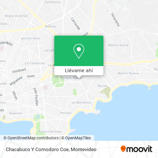 Mapa de Chacabuco Y Comodoro Coe