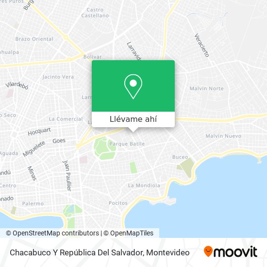 Mapa de Chacabuco Y República Del Salvador