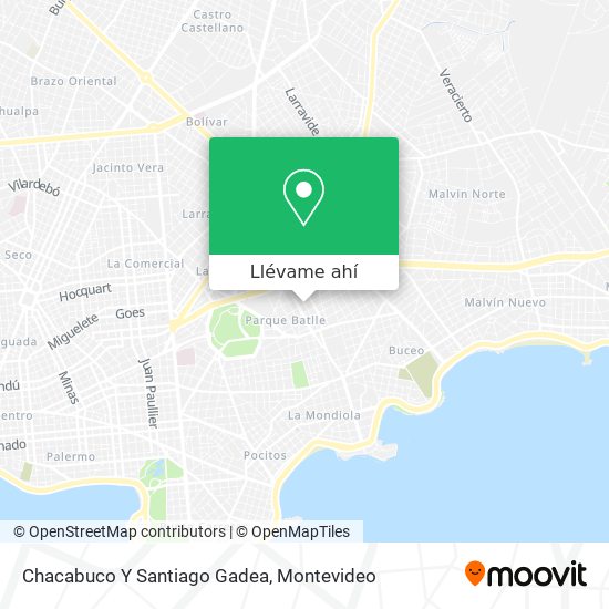 Mapa de Chacabuco Y Santiago Gadea