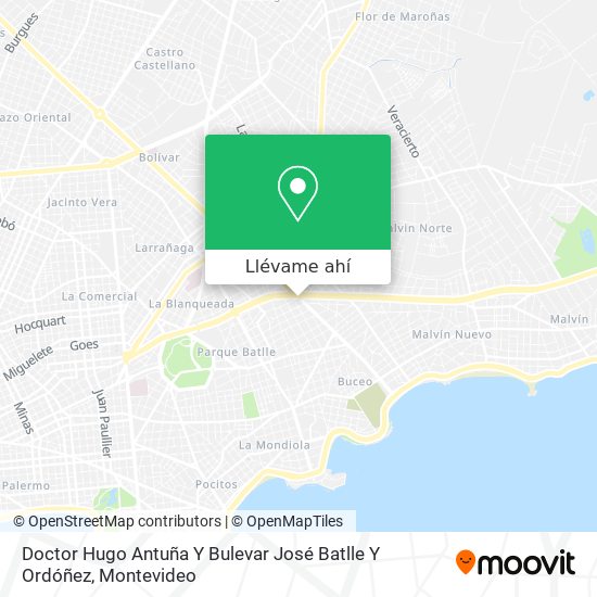 Mapa de Doctor Hugo Antuña Y Bulevar José Batlle Y Ordóñez