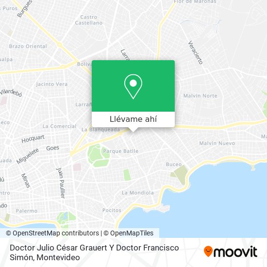 Mapa de Doctor Julio César Grauert Y Doctor Francisco Simón