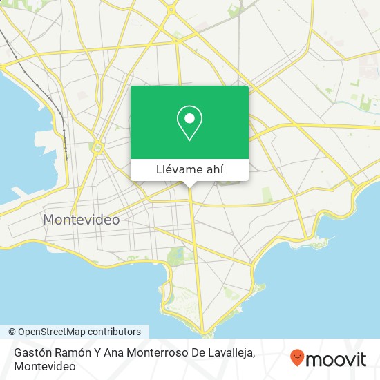 Mapa de Gastón Ramón Y Ana Monterroso De Lavalleja