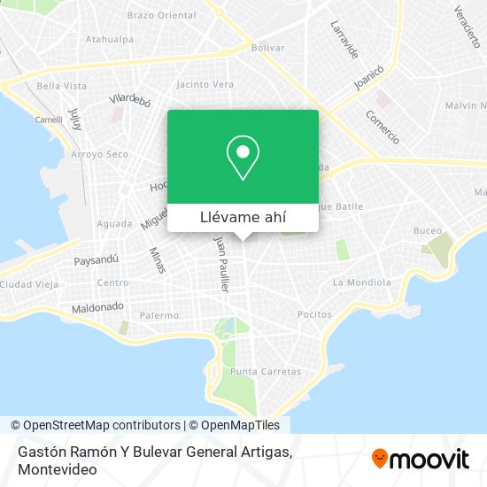 Mapa de Gastón Ramón Y Bulevar General Artigas