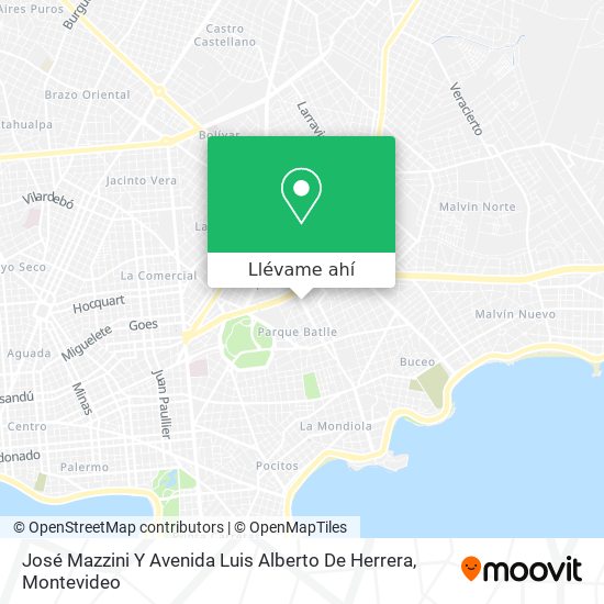 Mapa de José Mazzini Y Avenida Luis Alberto De Herrera