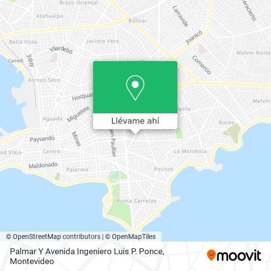 Mapa de Palmar Y Avenida Ingeniero Luis P. Ponce