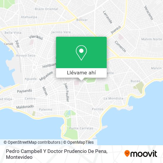 Mapa de Pedro Campbell Y Doctor Prudencio De Pena